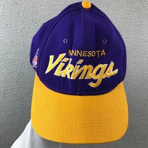 Vintage Minnesota Vikings Hat Sports Specialties NFL Purple Wool Cap